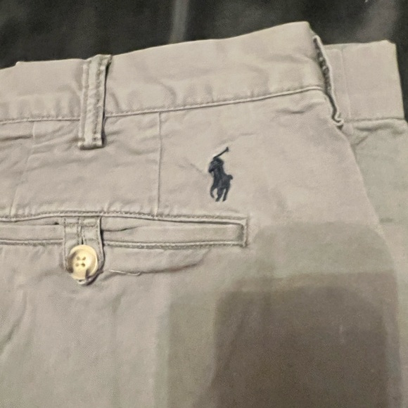 Men’s grey polo pants classic fit - Picture 4 of 4